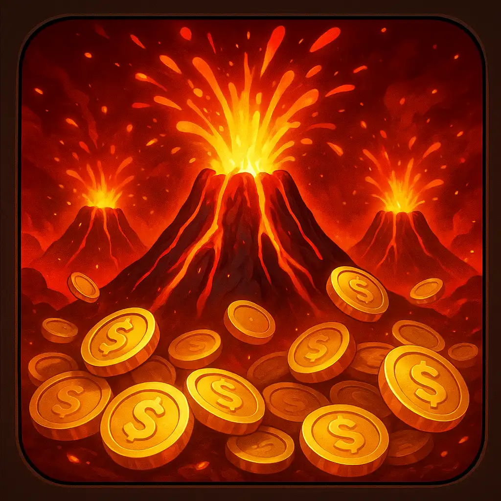 Machine à sous 3 Coin Volcanoes sur MafiaCasino